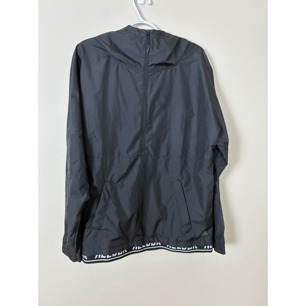 Reebok Hooded Half Zip Jacket Size Small